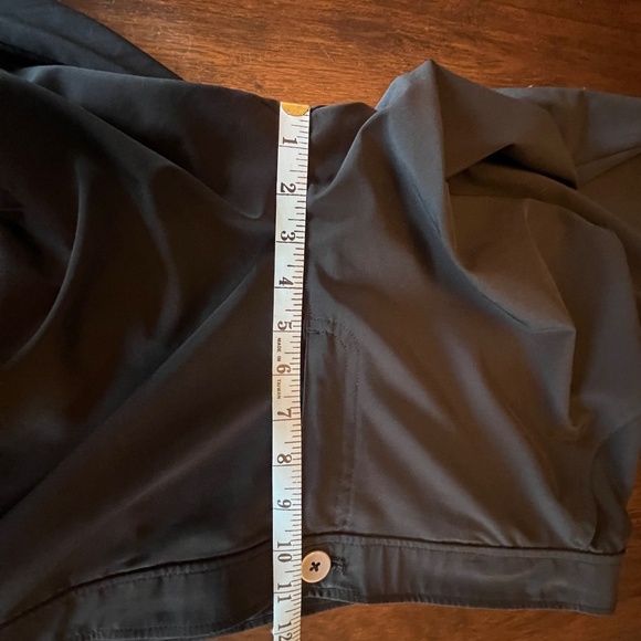Weekends by Chicos Black Crop Pants, Cargo Pocket, Size Large, Chicos 2 - Picture 8 of 10